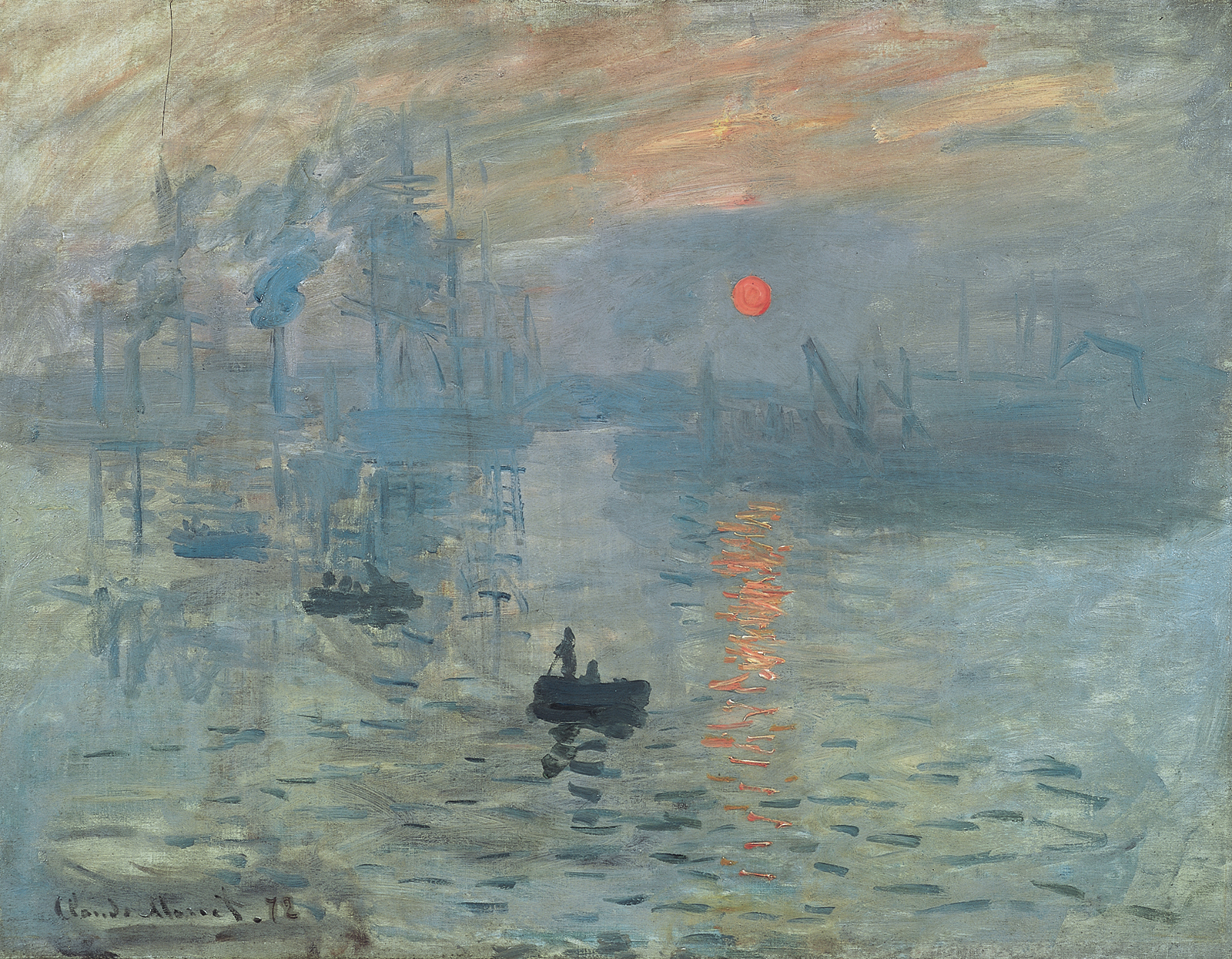 Impression, soleil levant, de Claude Monet
