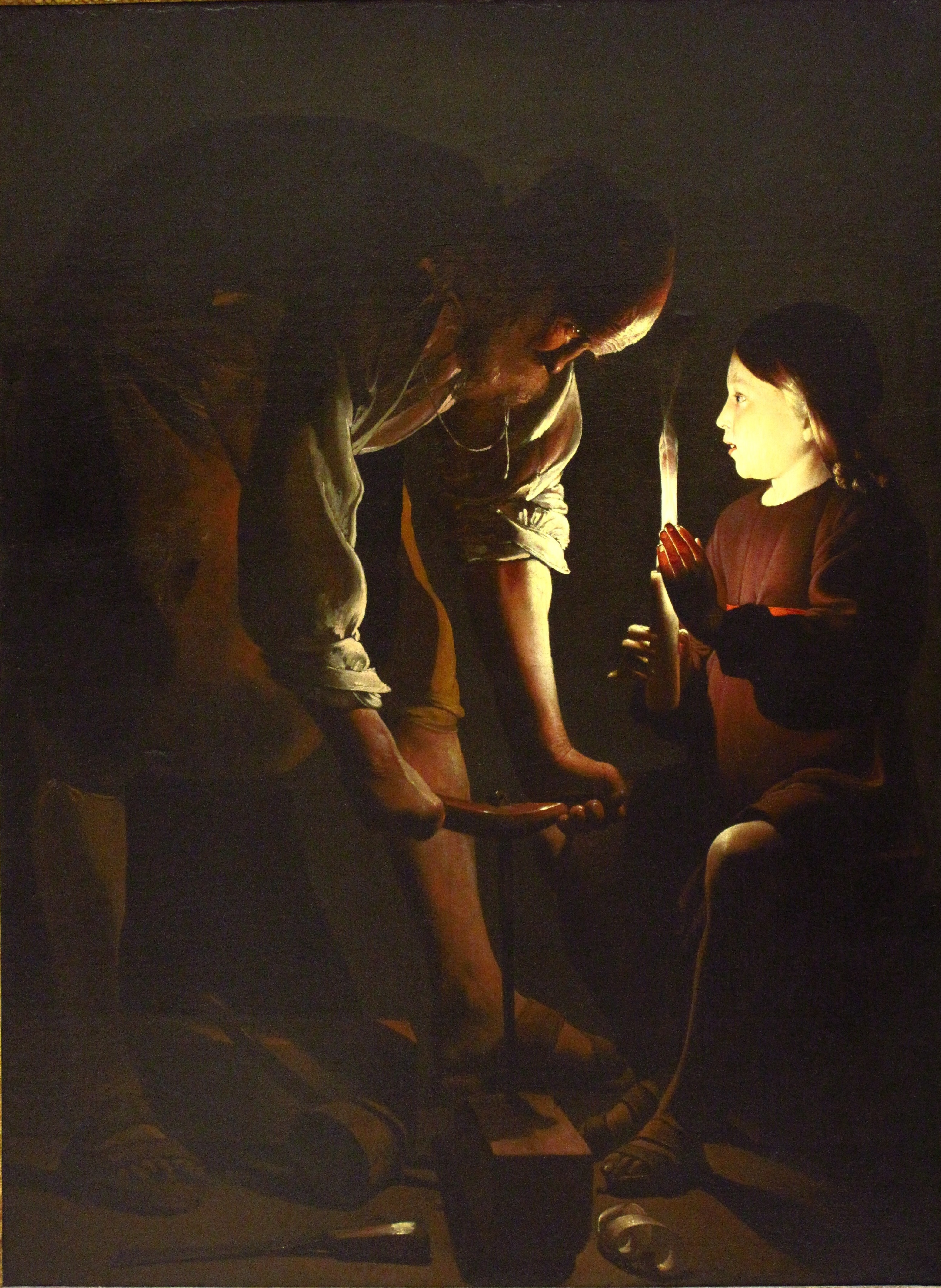 Saint Joseph charpentier, de Georges de La Tour © Musée du Louvre