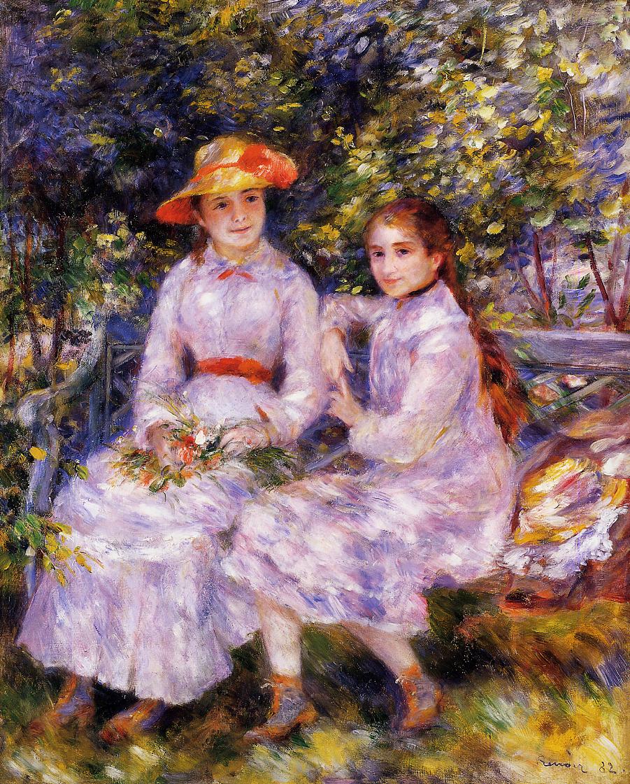 Les Filles de Paul Durand-Ruel, Marie-Thérèse et Jeanne, de Pierre-Auguste Renoir